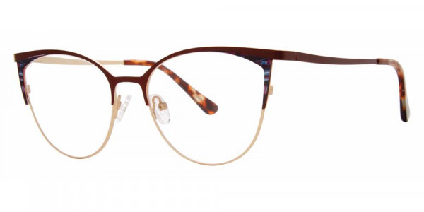 Modern Art A623 Eyeglasses, Matte Burgundy/Satin Gold