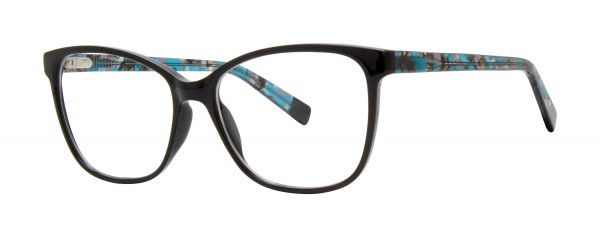 Genevieve REALIZE Eyeglasses, Navy/Blue Marble