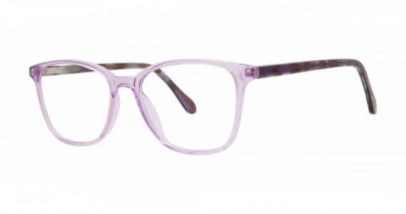 Modern Times LISTEN Eyeglasses, Lilac Crystal/Plum Tortoise