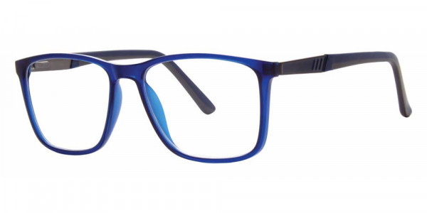Modern Times REVERSAL Eyeglasses, Matte Navy/Grey Matte