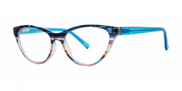 Modern Times SCENIC Eyeglasses, Blue Ice Stripe
