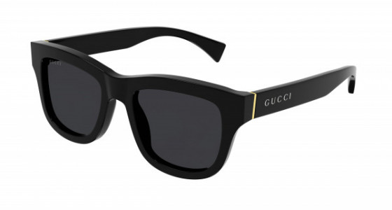 Gucci GG1135S Sunglasses, 002 - BLACK with GREY lenses