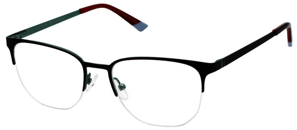 PSYCHO BUNNY PB 123 Eyeglasses, 1-BLACK