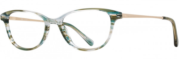 db4k Stellar Eyeglasses, 1 - Olive / Teal / Gold