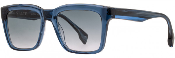 STATE Optical Co Lincoln Sunglasses, 6 - Navy Horn