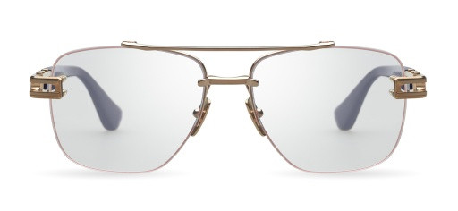 DITA GRAND-EVO RX Eyeglasses, WHITE GOLD - MATTE NAVY