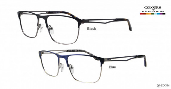 Colours Carulli Eyeglasses, Black