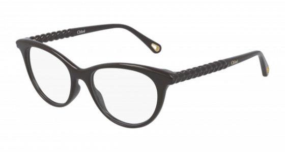 Chloé CH0005O Eyeglasses, 007 - BROWN with TRANSPARENT lenses