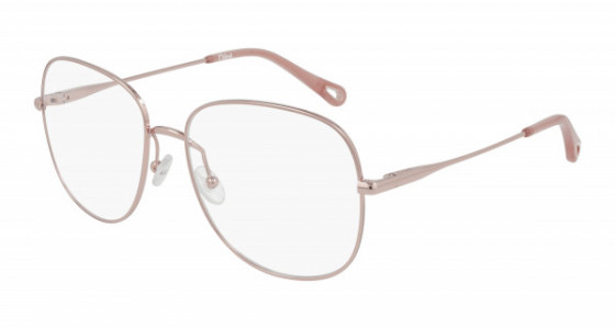 Chloé CH0020O Eyeglasses, 002 - GOLD with TRANSPARENT lenses