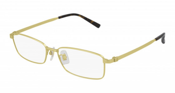 dunhill DU0015OJ Eyeglasses, 001 - GOLD with TRANSPARENT lenses