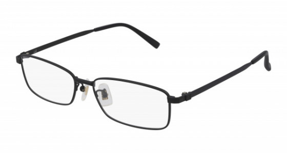 dunhill DU0015OJ Eyeglasses, 002 - BLACK with TRANSPARENT lenses