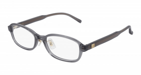dunhill DU0021OJ Eyeglasses, 004 - GREY with TRANSPARENT lenses