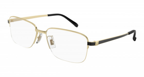 dunhill DU0040OA Eyeglasses, 003 - GOLD with TRANSPARENT lenses