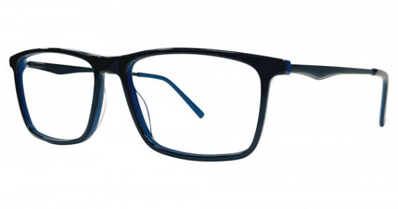 Shaquille O’Neal Shaquille O&#39;Neal 185Z Eyeglasses, 172 BLACK/BLUE