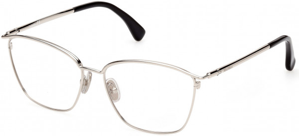 Max Mara MM5056 Eyeglasses, 016 - Shiny Palladium, Shiny Black