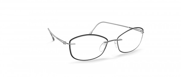 Silhouette Lite Spirit Accent Rings JB Eyeglasses, 7000 Rhodium