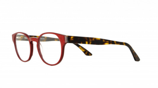 Vanni Pixel V1376 Eyeglasses, red micropixel / dark havana