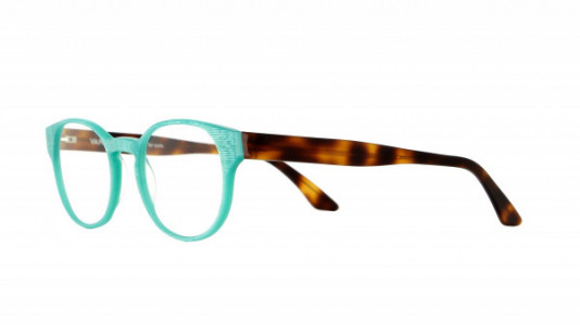 Vanni Pixel V1376 Eyeglasses, aqua micropixel / classic havana