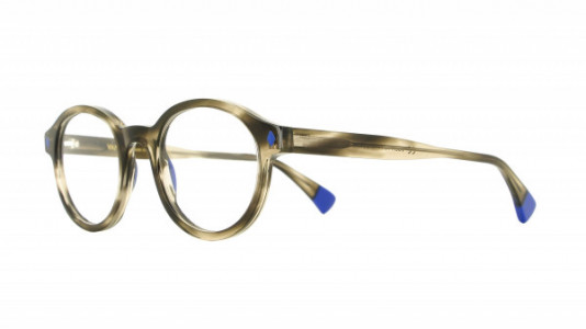 Vanni Re-Master V6611 Eyeglasses, grey striped havana/ blue details