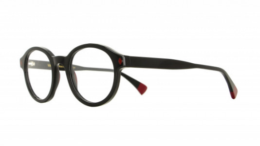 Vanni Re-Master V6611 Eyeglasses, black/ burgundy details