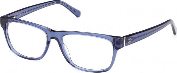 Gant GA3272 Eyeglasses, 090 - Shiny Blue / Shiny Blue