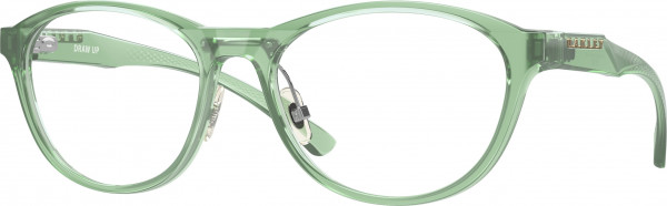 Oakley OX8057 DRAW UP Eyeglasses, 805705 DRAW UP POLISHED TRANS JADE (GREEN)