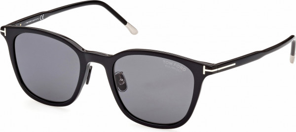 Tom Ford FT0956-D Sunglasses, 01D - Shiny Black / Shiny Black