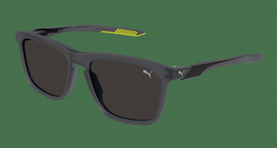 Puma PU0376S Sunglasses, 001 - GREY with SMOKE lenses