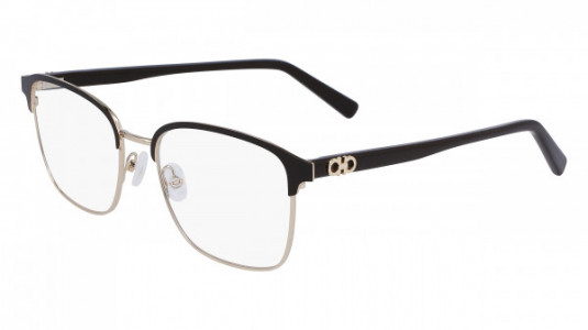 Ferragamo SF2225 Eyeglasses, (704) GOLD/BROWN