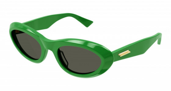 Bottega Veneta BV1191S Sunglasses, 003 - GREEN with GREEN lenses