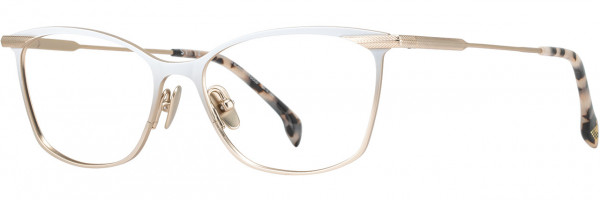 STATE Optical Co Belle Plaine Eyeglasses, 4 - Alabaster Gold