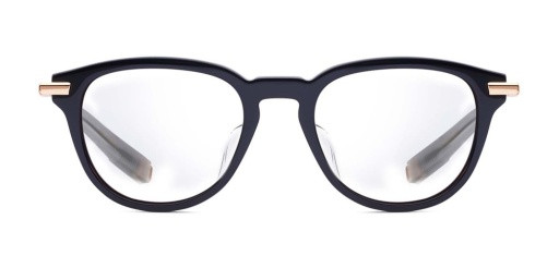 DITA LSA-412 Eyeglasses, BLACK - WHITE GOLD
