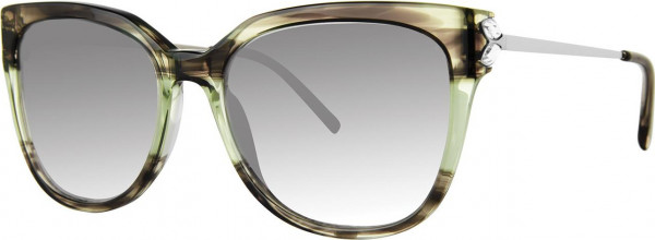 Vera Wang Camille Sunglasses, Olive Tortoise