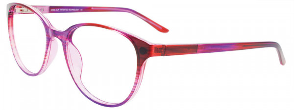 CoolClip CC854 Eyeglasses, 080 - Tr. St. Purple