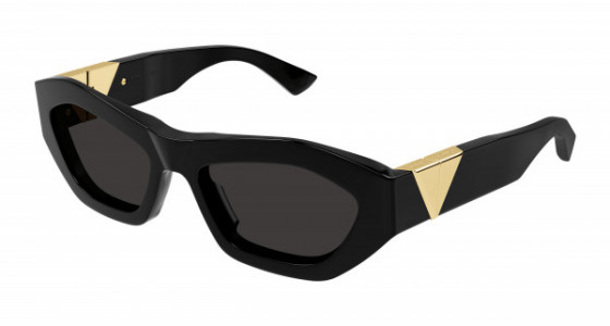 Bottega Veneta BV1221S Sunglasses, 001 - BLACK with GREY lenses