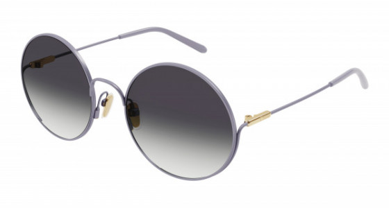 Chloé CC0016S Sunglasses, 004 - VIOLET with GREY lenses