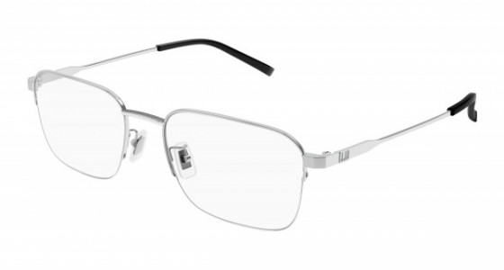 dunhill DU0067OA Eyeglasses, 008 - SILVER with TRANSPARENT lenses