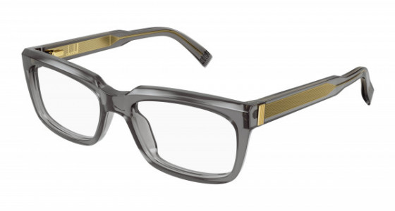 dunhill DU0056O Eyeglasses, 003 - GREY with TRANSPARENT lenses