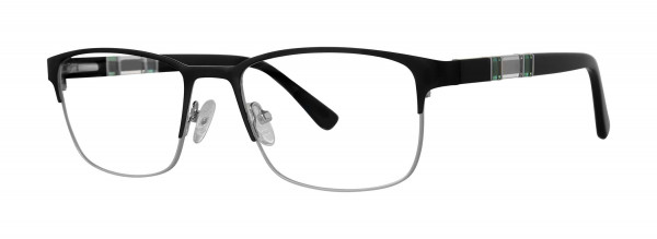 Big Mens Eyewear Club BIG CHALLENGE Eyeglasses, Matte Black/Gunmetal