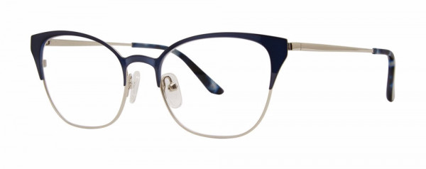 Genevieve NURTURE Eyeglasses, Satin Topaz/Silver