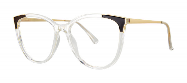 Modern Times EMOTIONAL Eyeglasses, Crystal/Taupe/Gold
