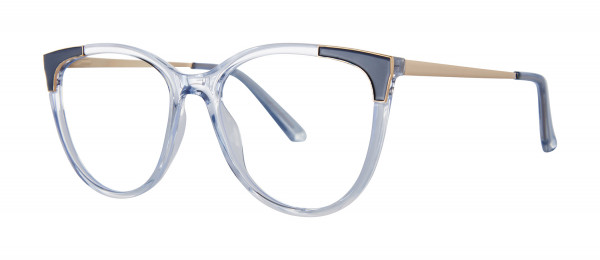 Modern Times EMOTIONAL Eyeglasses, Navy/Blue Crystal/Gold