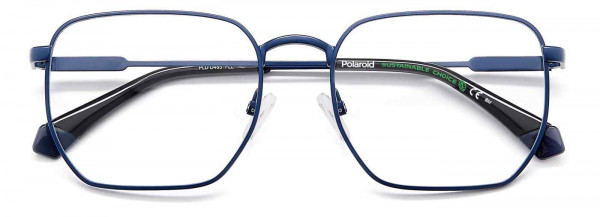 Polaroid Core PLD D485 Eyeglasses, 0FLL MTT BLUE