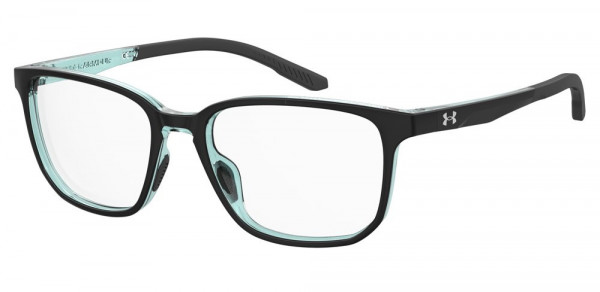 UNDER ARMOUR UA 5044 Eyeglasses, 07ZJ BLACK GREEN