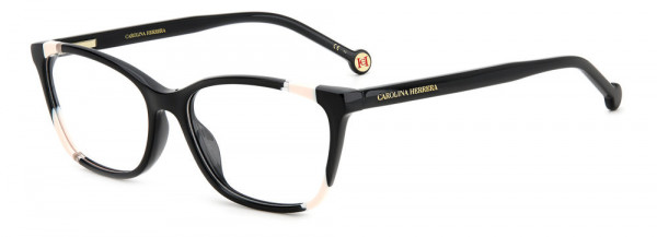 Carolina Herrera HER 0124 Eyeglasses, 0KDX BLACK NUDE