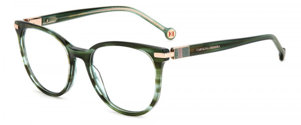 Carolina Herrera HER 0156 Eyeglasses, 06AK GREEN HRN