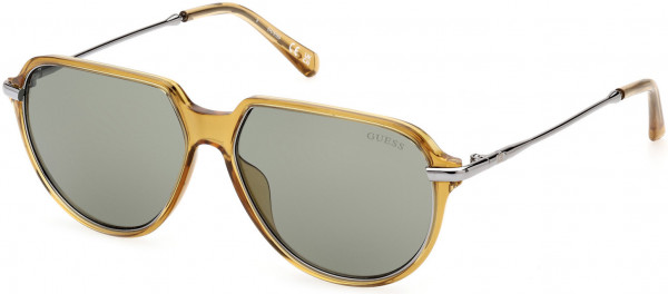 Guess GU00067 Sunglasses, 41N - Yellow/other / Green