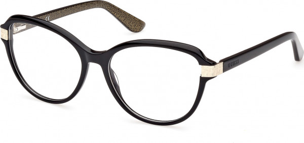 Guess GU2955 Eyeglasses, 001 - Shiny Black / Black/Texture