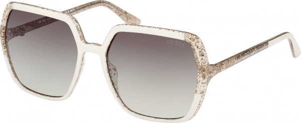 Guess GU7883 Sunglasses, 21P - White/Texture / White/Texture
