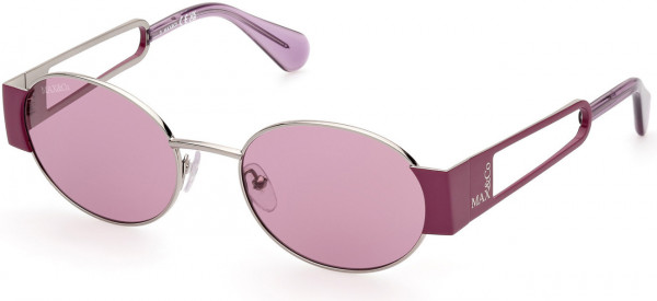 MAX&Co. MO0071 Sunglasses, 14Z - Shiny Light Ruthenium / Gradient